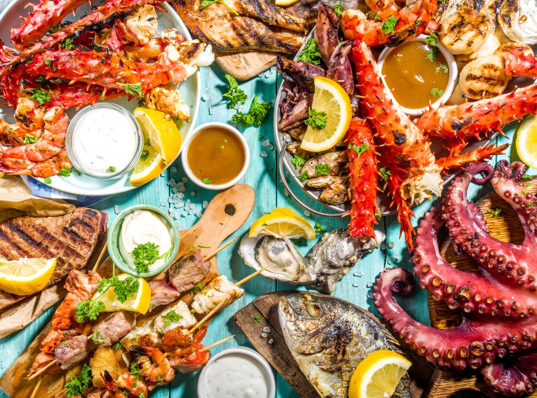 Cena en un konoba tradicional en la isla de Vis